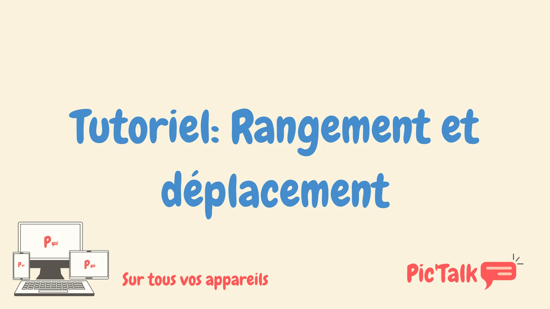 Organisation des pictogrammes et des collections